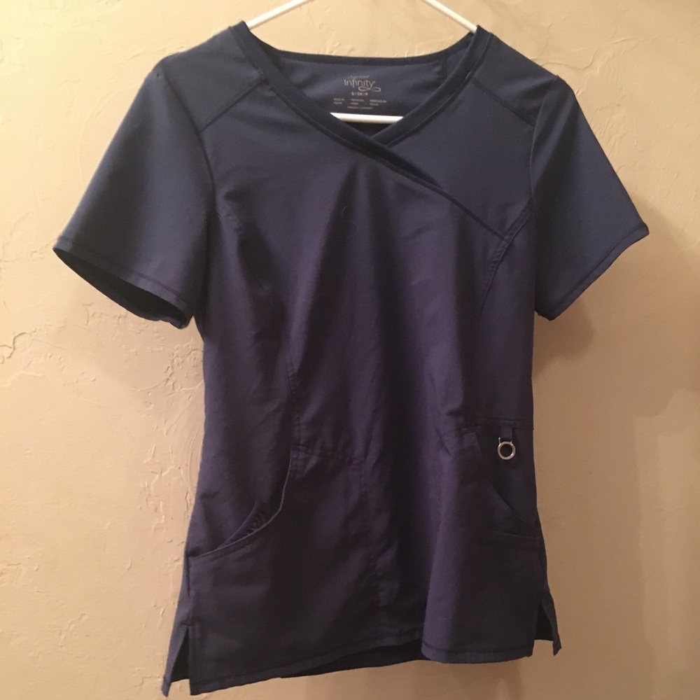 Navy blue Cherokee infinity scrub set